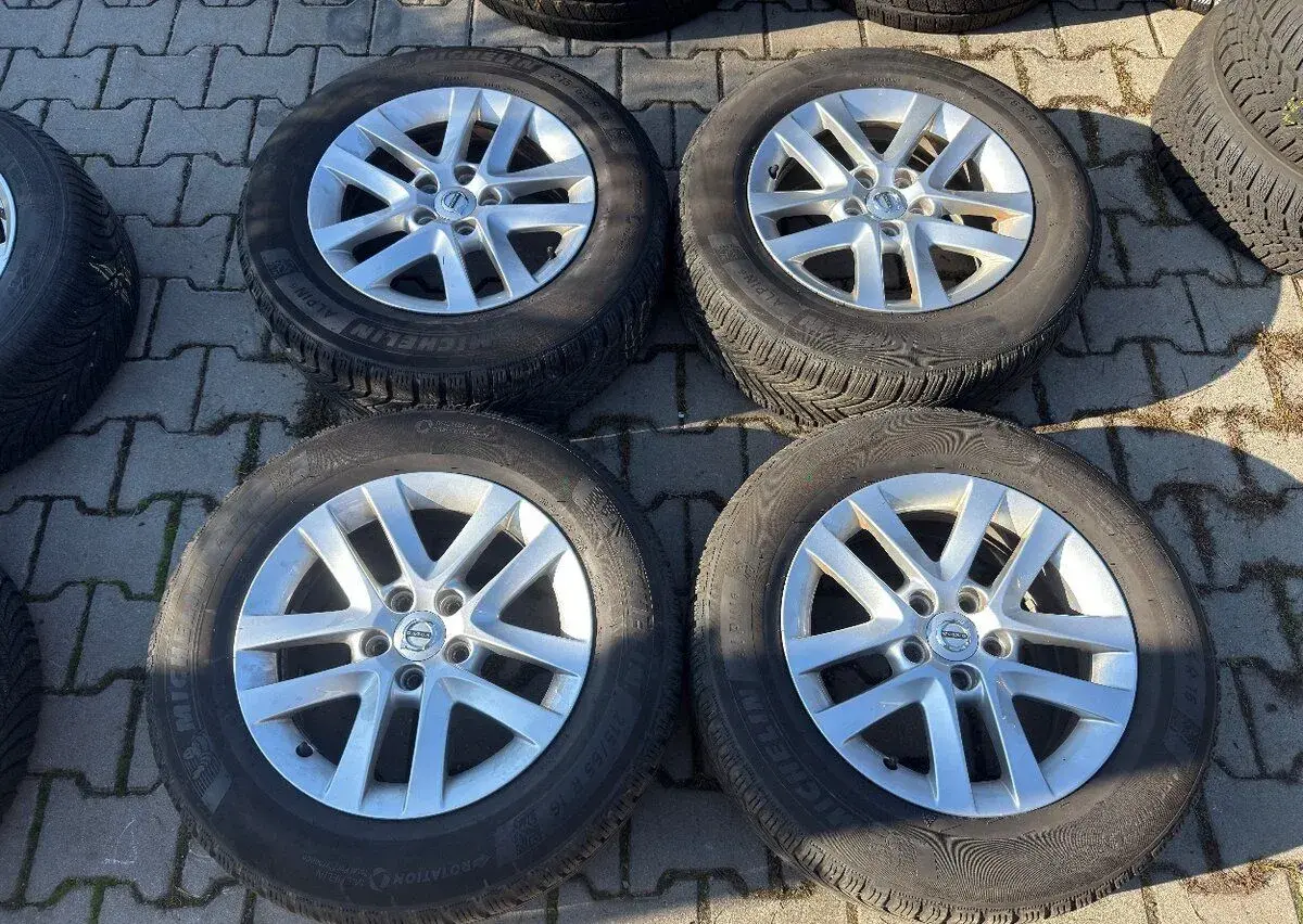 4x al kola 5x108 + pneu zimní 215/65 R16