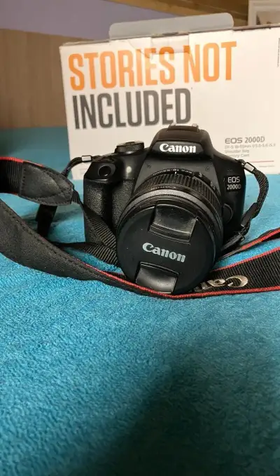 Canon EOS 2000D + 1 objektiv + kompletní příslušenství