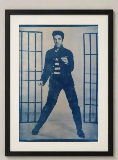 Elvis Presley Jailhouse Rock 1957 – autorský tisk A4