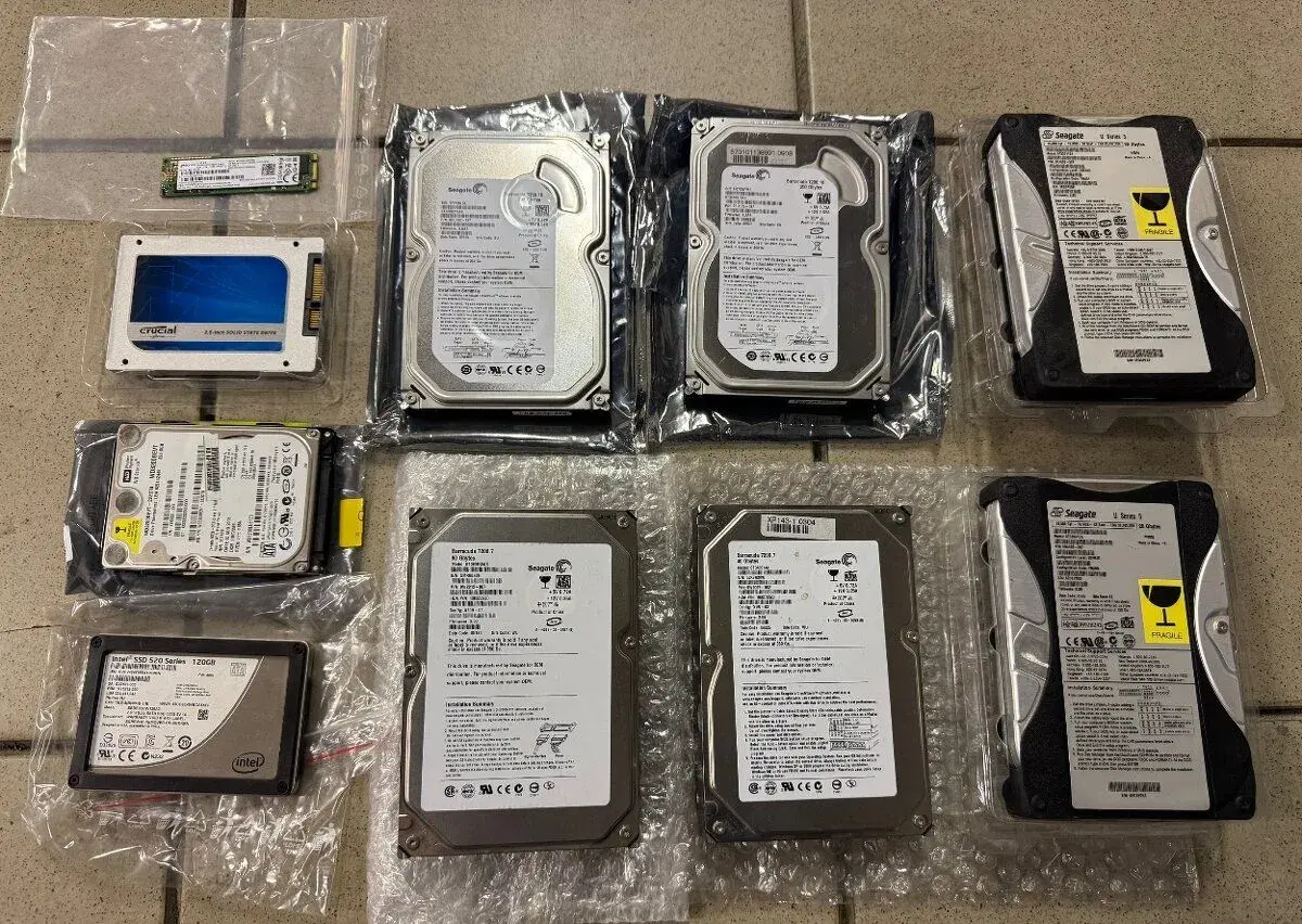 Hard disky Seagate Micron HDD SSD SATA M2