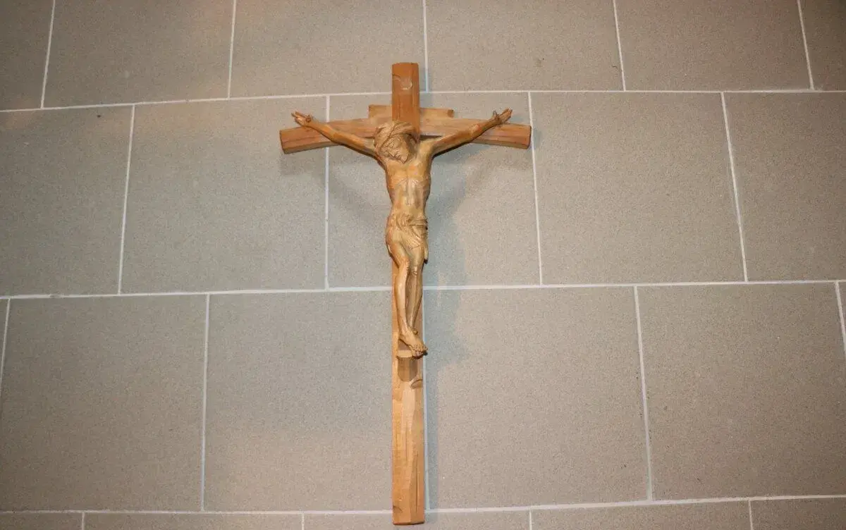 Krucifix Kříž Kristus soška domácí oltář (425B)