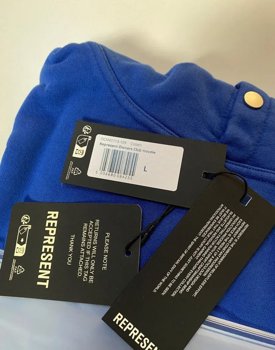 Represent Owners Club Hoodie “Cobalt Blue” M/L