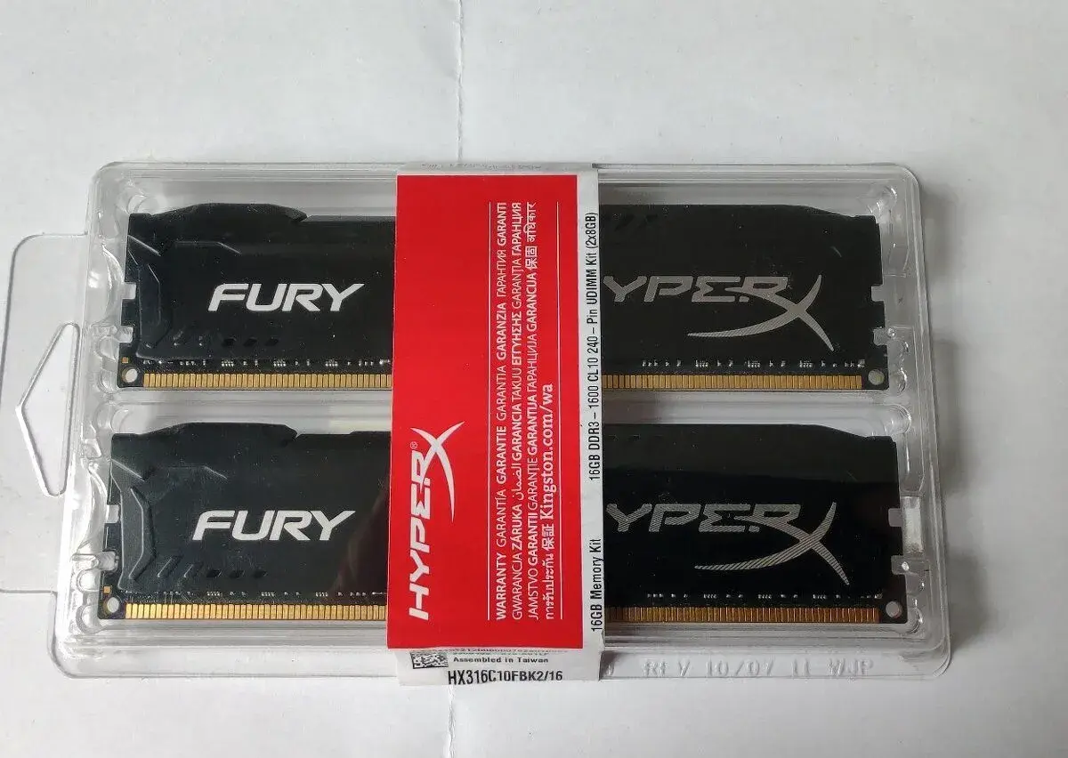 HYPER X FURY DDR3 2x8GB 1600