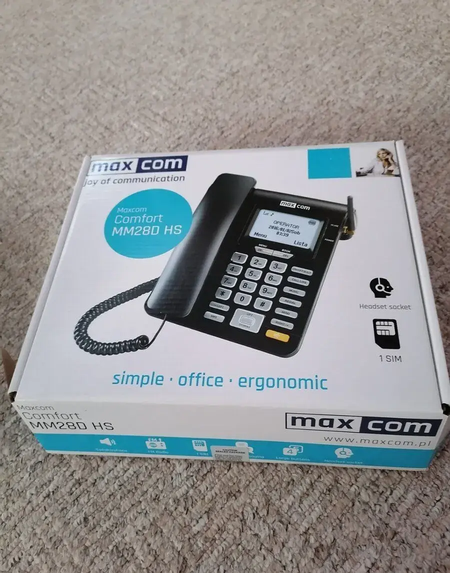 Stolní telefon pro seniory
