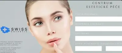 Dárkový poukaz na kliniku Swiss Esthetic.