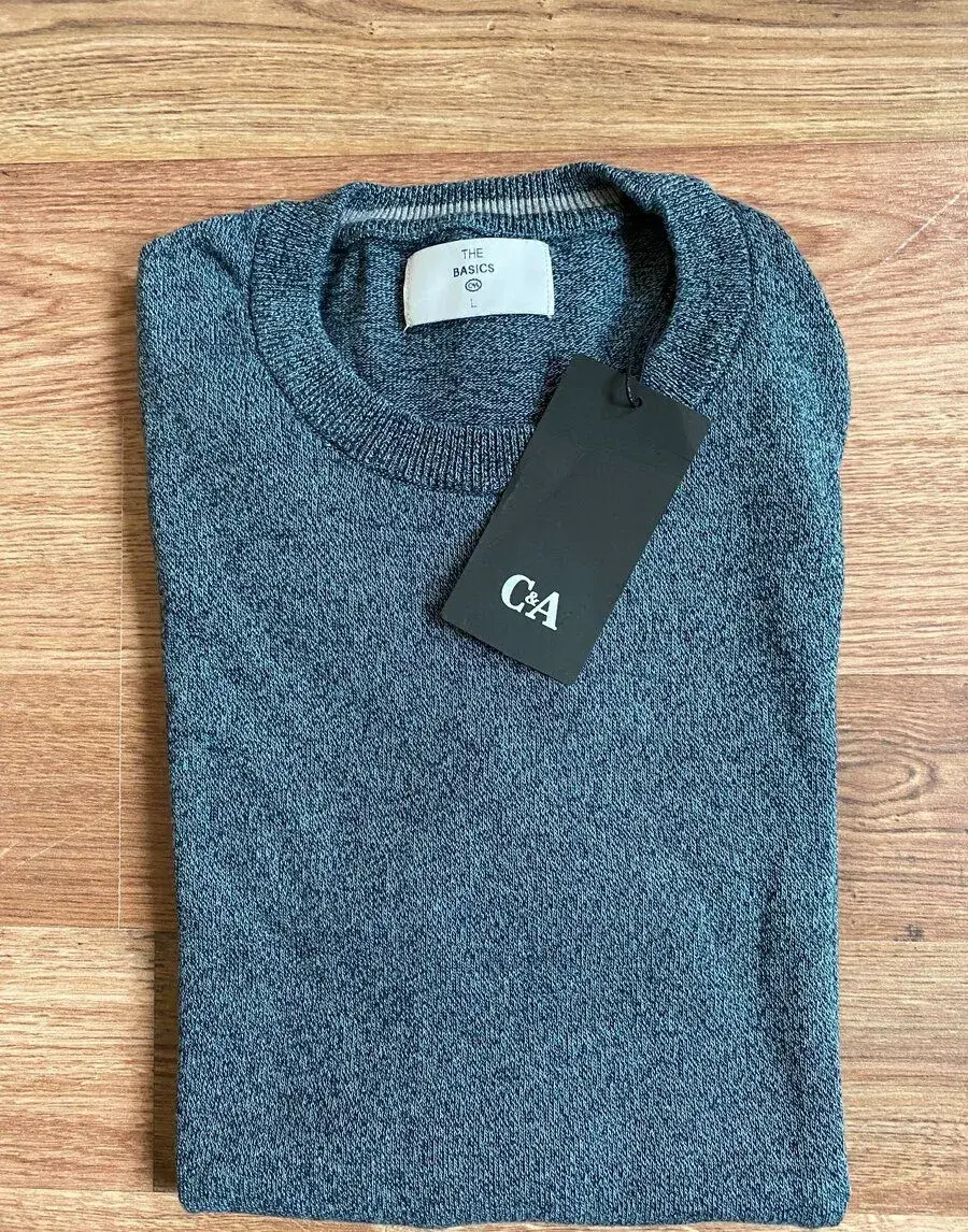 Nový pánský bavlněný svetr C&A - L