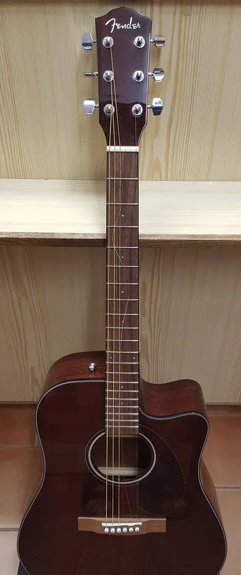 Elektroakustická kytara Fender CD-140 SCE ALL Mahogany, kufr
