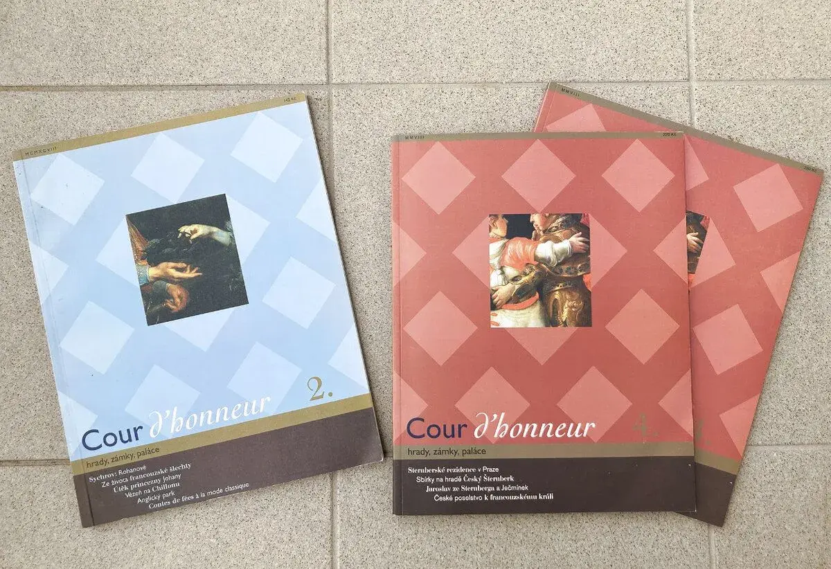 Časopis/sborník Cour d´honneur (NPÚ) – hrady, zámky, paláce