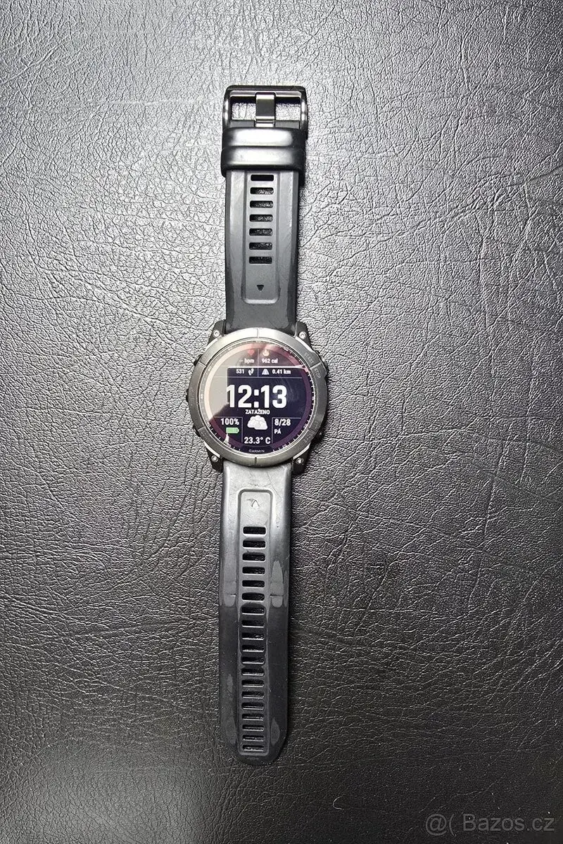 Garmin Fenix 7X Pro Sapphire Solar Titanium + příslušenství