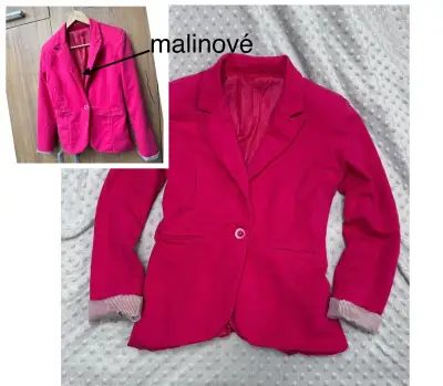 Růžové malinové přiléhavé sáčko S-M