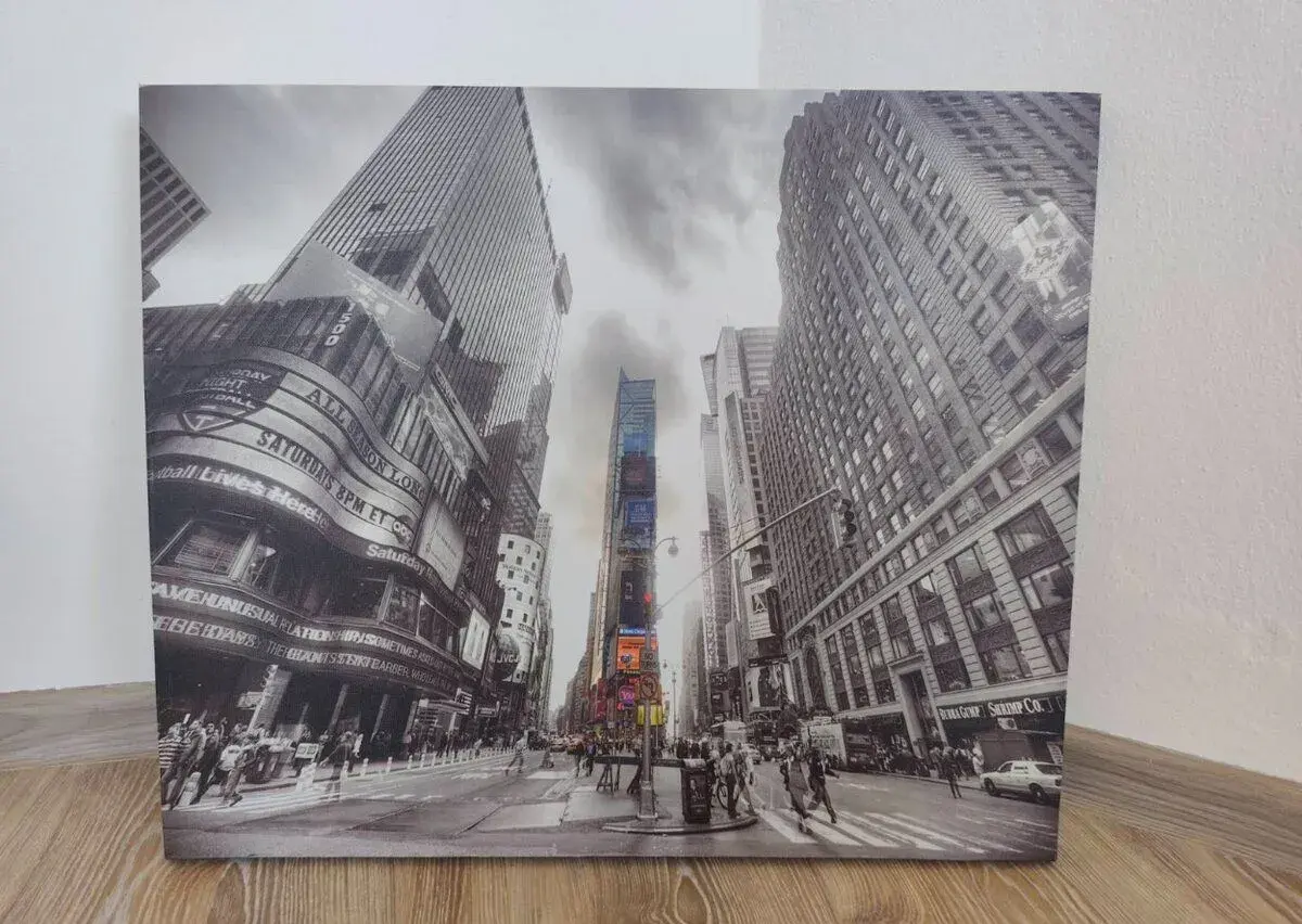 Velký obraz na plátně – New York / Times Square (černobílé p