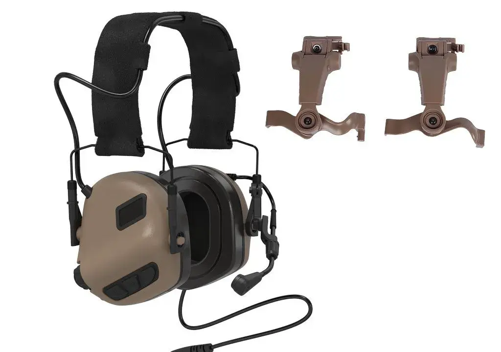 Aktivni Sluchátka EARMOR M32X PLUS Coyote střelecká