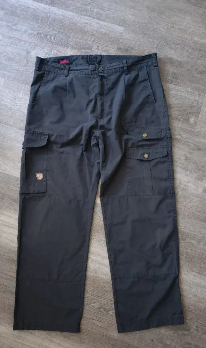 Fjallraven kalhoty velikost 54, šedá