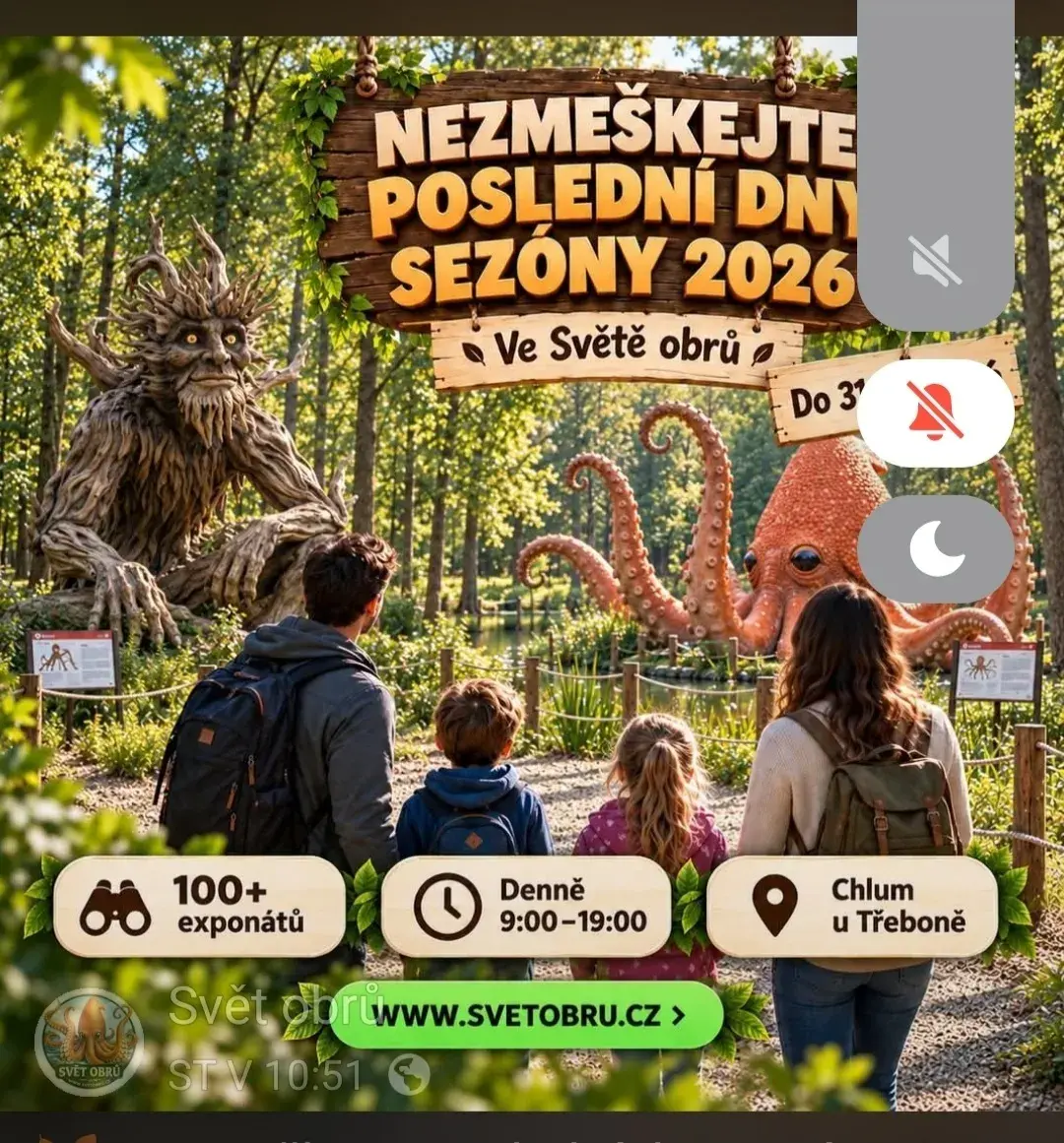 Svět obrů - rodinná vstupenka 2+1