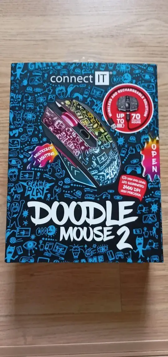 BEZDRÁTOVÁ HERNÍ MYŠ DOODLE MOUSE