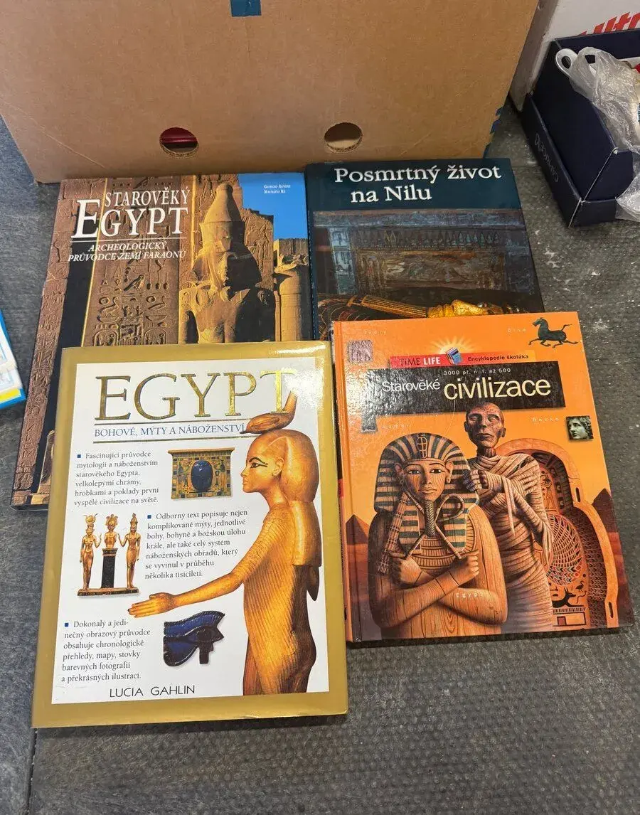 Starověký Egypt knihy cena za celek