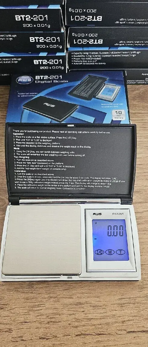 Dotykova kapesni vaha 200g x 0,01