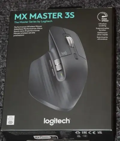 Logitech MX Master 3S,Bluetooth,USB přijímač, zár.do 01/2027