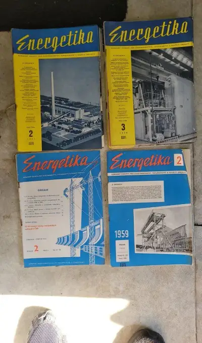 Časopisy Energetika ročníky 1958-1961