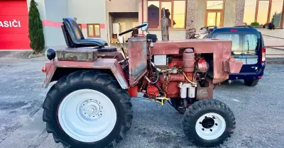 Traktor malotraktor domácí výroby motor Zetor diesel