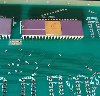 APPLE 1, MC6820, MC6821, 2513, 2519