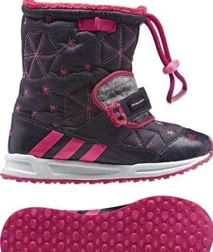 Zimní dětské sněhule ADIDAS GIRL ZAMBAT - velikost 34/35