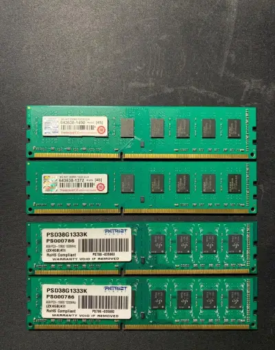 RAM paměti DDR3, 10ks