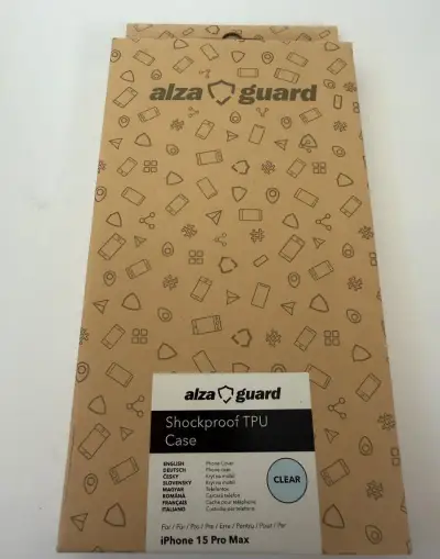 AlzaGuard Shockproof TPU Case pro iPhone 15 Pro Max – čirý