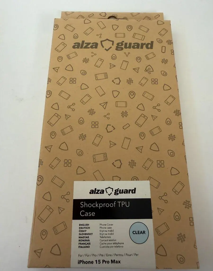AlzaGuard Shockproof TPU Case pro iPhone 15 Pro Max – čirý