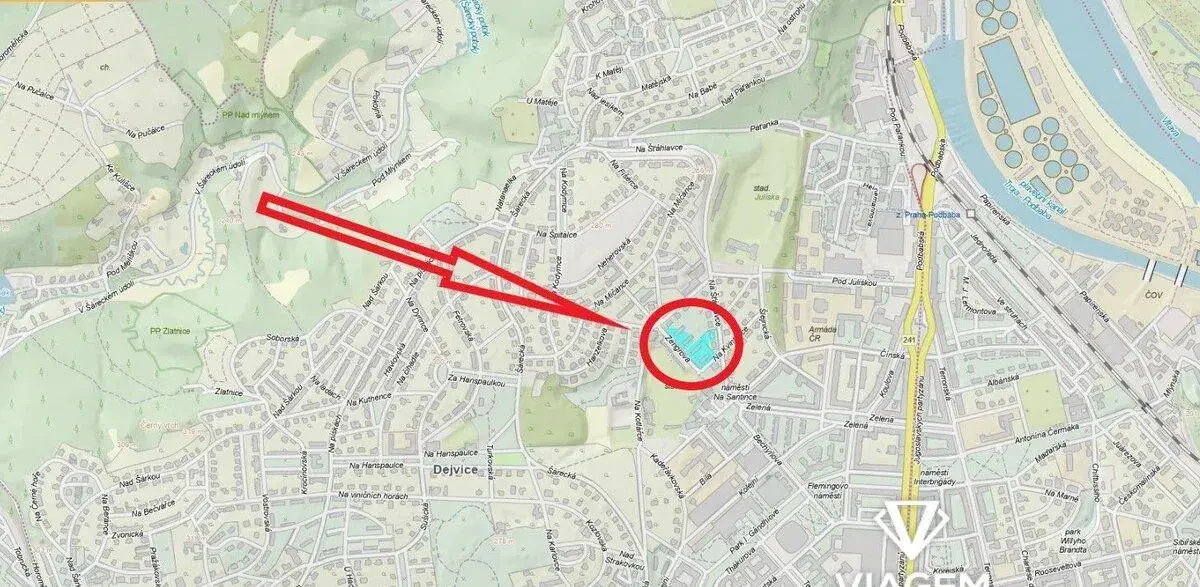 Spekulační - stát 5 185 m², Podíl 6 % o výměře 306 m²