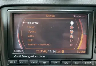 Čeština Audi Navigation plus (RNS-E)