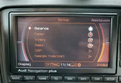 Čeština Audi Navigation plus (RNS-E)