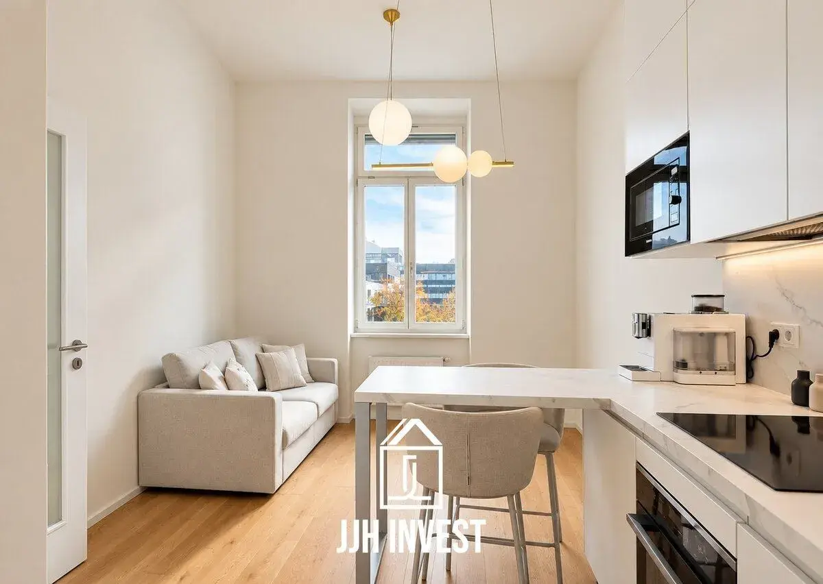 Pronájem bytu 2+kk, 44 m², do klidného vnitrobloku, Praha 7