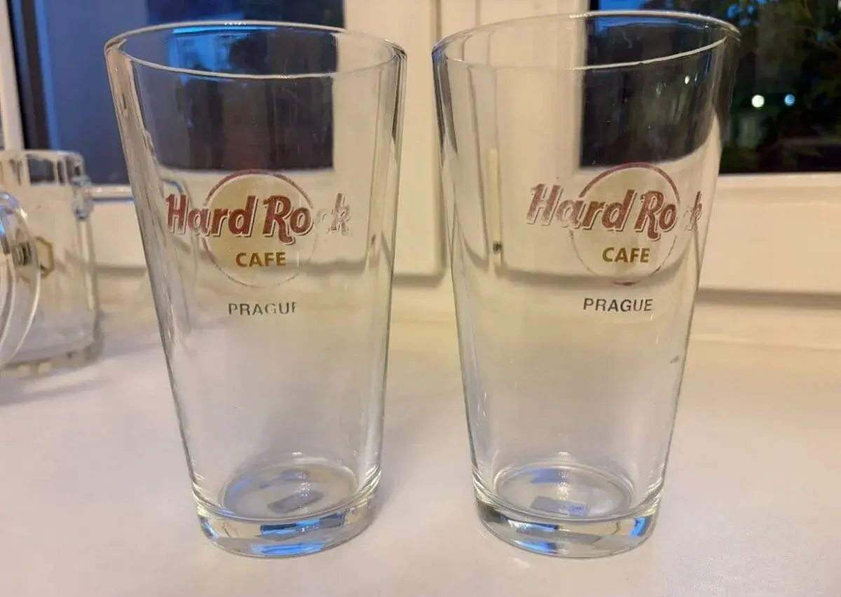 pivní sklenice Hard Rok ( 2 kus )