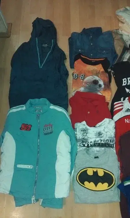 set oblečení kluk vel 152