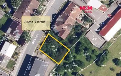 Prodej pozemku k bydlení, 326 m², Konice, ul. Vrchlického