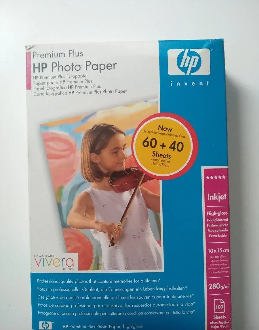 HP PHOTO PAPER PREMIUM PLUS 10x15
