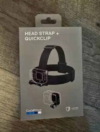 Originální GoPro popruh na hlavu + QuickClip.
