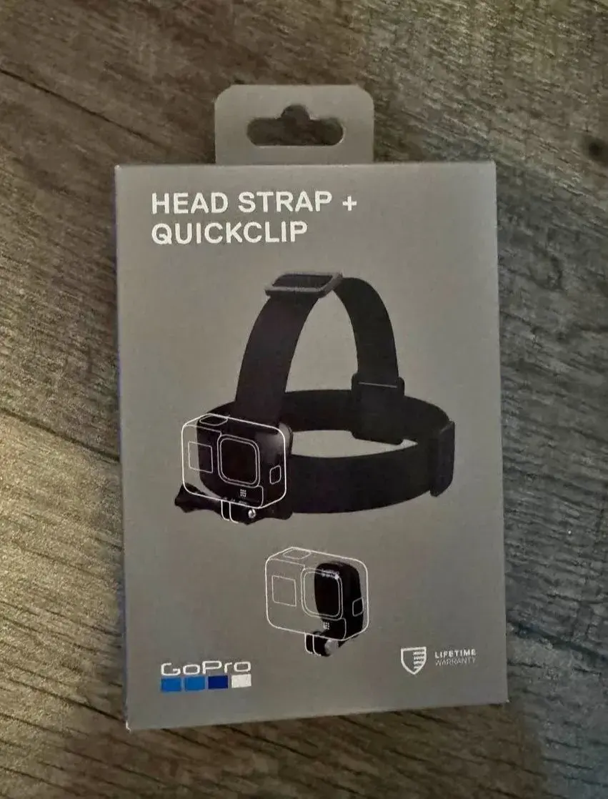 Originální GoPro popruh na hlavu + QuickClip.