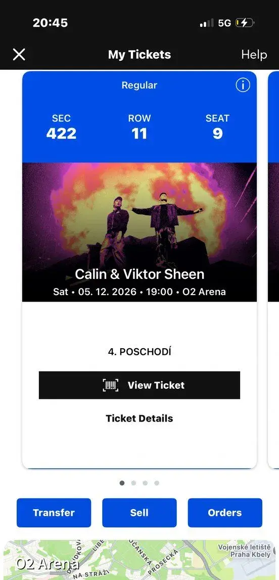 Calin & Sheen O2 aréna 5.12.