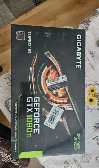 Krabice z grafické karty GIGABYTE GTX 1080TI
