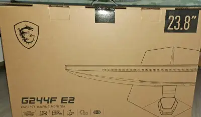 Herní monitor MSI G244F E2 23.8" 180Hz IPS + 8K DP kabel 2m
