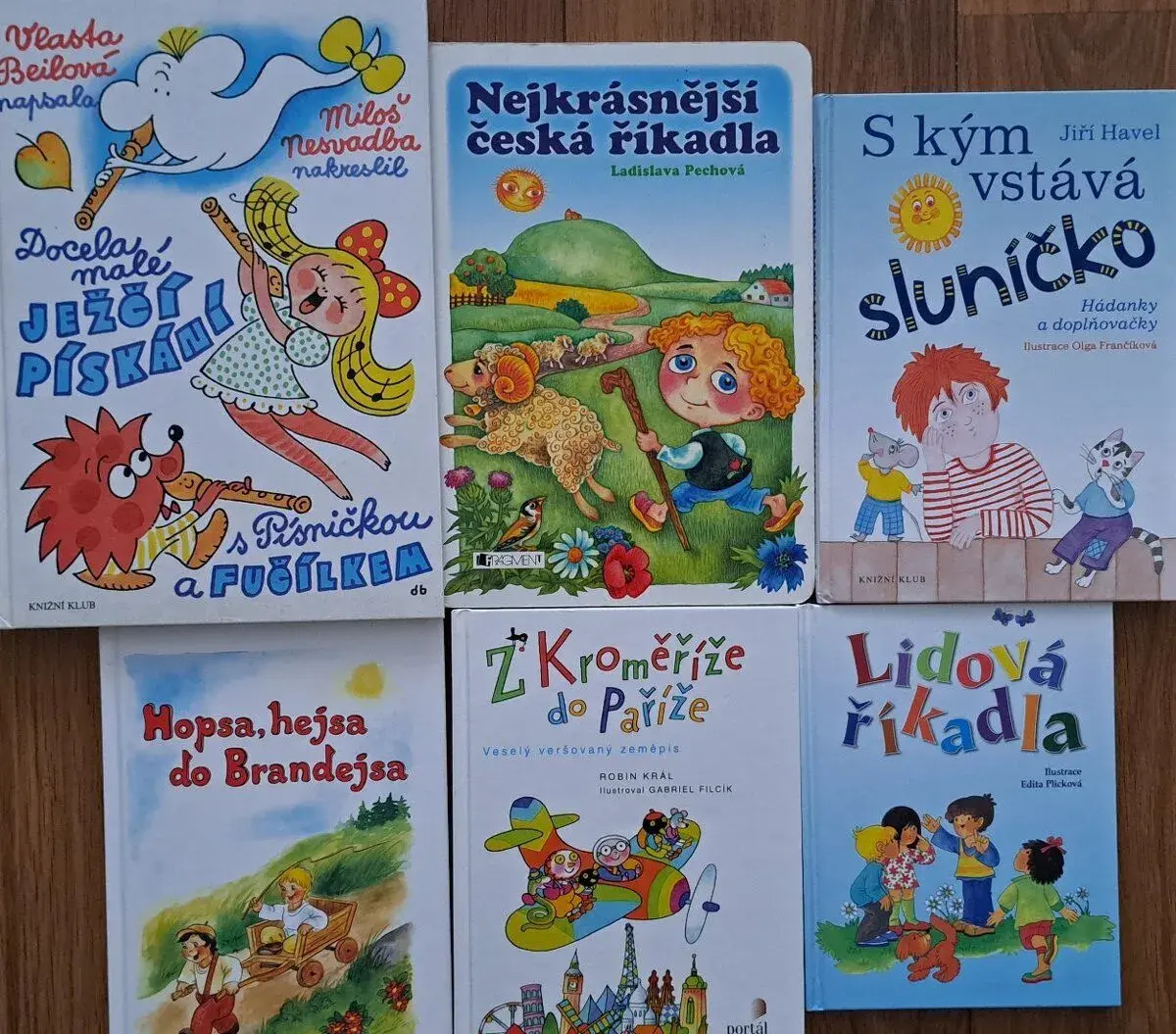 Knížky s říkankami- mix