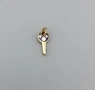 Zlatý přívěsek klíč 0,55g, 14 kt, 585/1000