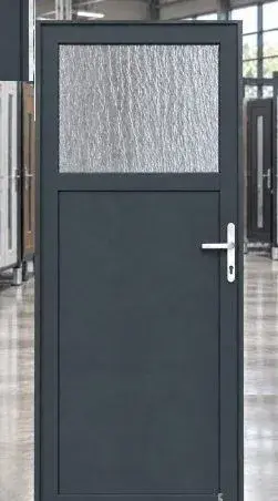 Vchodové dveře ANTRACIT/BÍLÁ -Sanho 98x198 NOVÉ