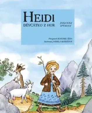 Kniha Heidi (děvčátko z hor)