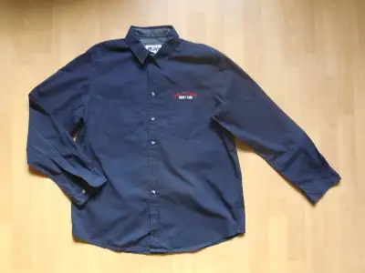 pánská Canada (Kik) tm.modrá košile plátno, dl.ruk,ba XXL/45