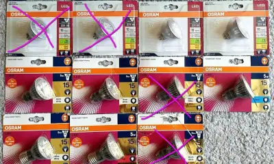 různé LED žárovky/ žárovka OSRAM