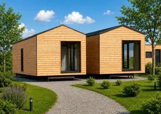 TINY HOUSE 12×4 m NA ZAKÁZKU – VYBAVENÝ, PODLAHOVÉ TOPENÍ, V