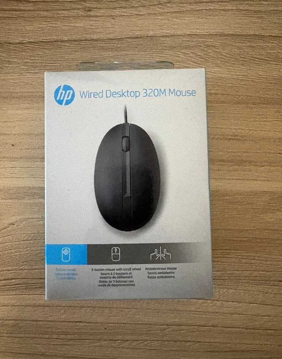HP 320M kabelová USB myš – NOVÁ